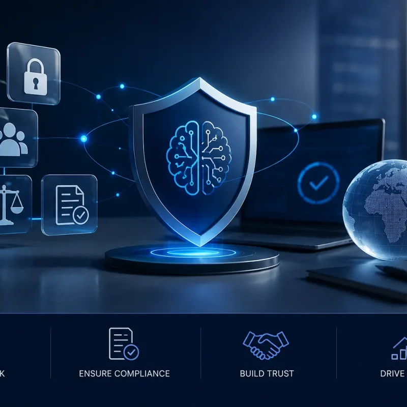 responsible ai audit framework with cybersecurity governance and compliance visualization